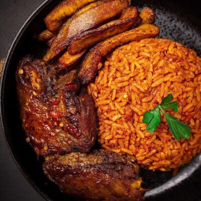Jollof Rice and Chicken