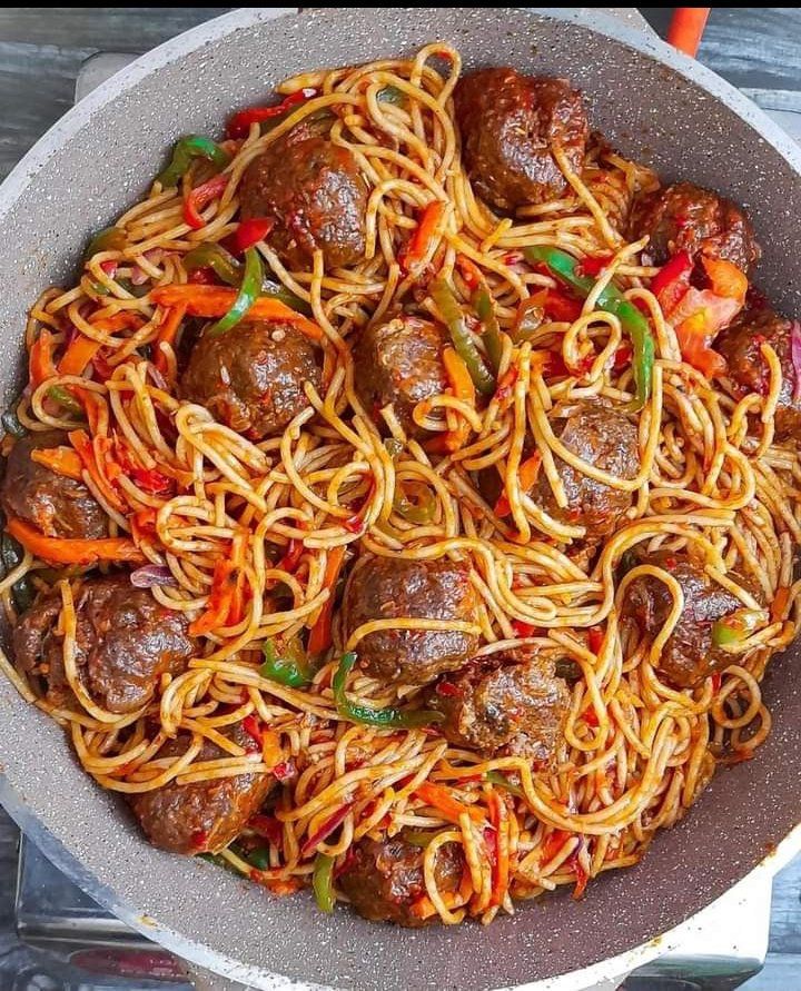 Spaghetti + Meat + Fish