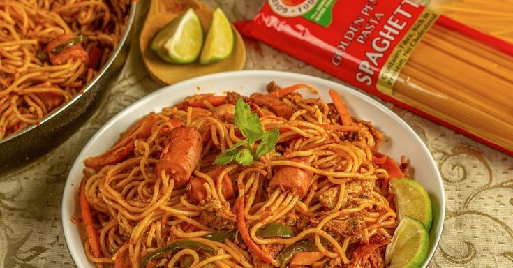 Spaghetti and Hotdog